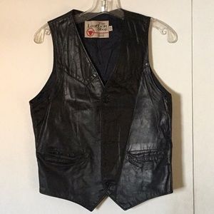 LEATHER VEST